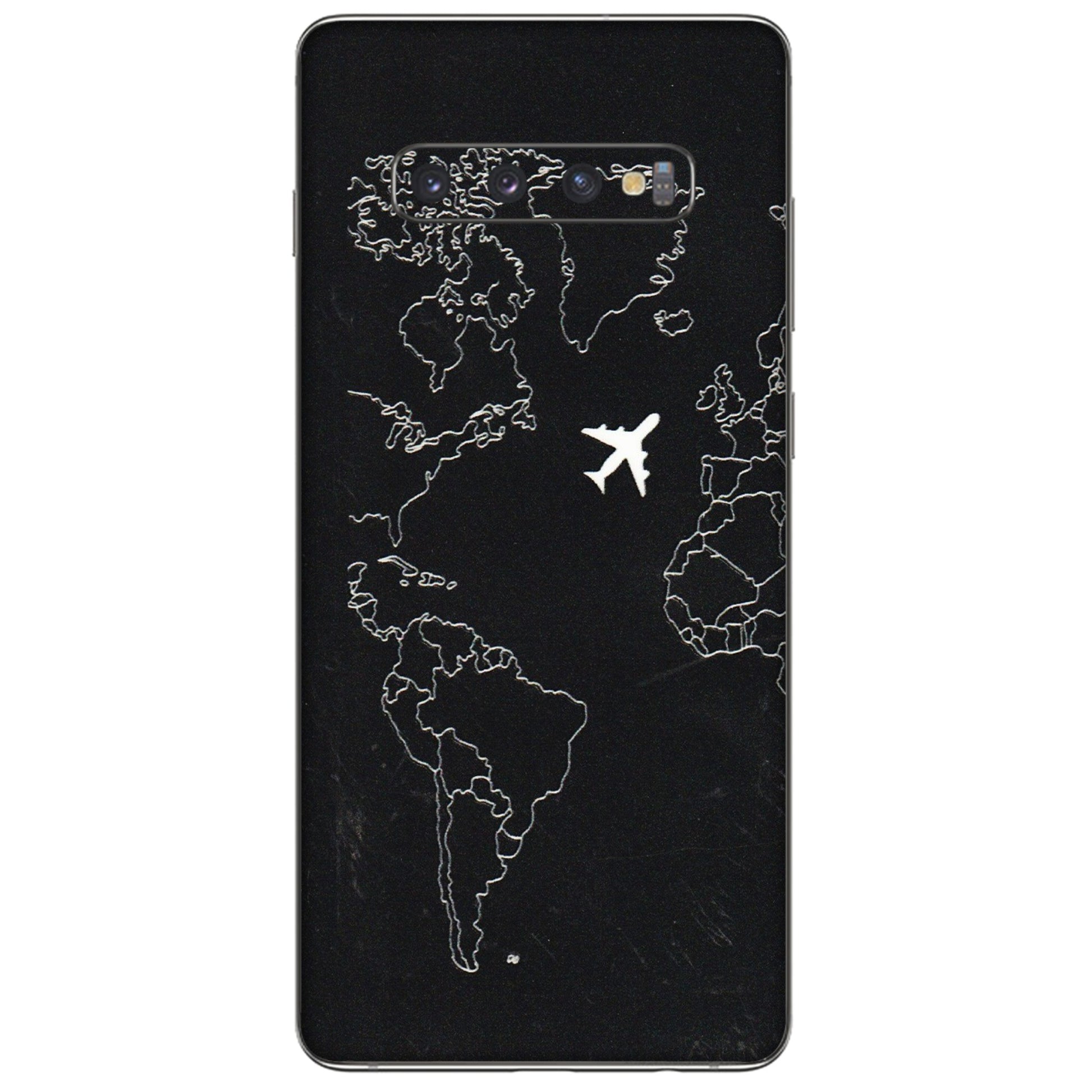 Samsung A/S Series Phone Skins (All Models) - Never Ending Travel - 3D Embossed Finish (L-79) Samsung Galaxy S10 Plus