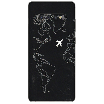 Samsung A/S Series Phone Skins (All Models) - Never Ending Travel - 3D Embossed Finish (L-79) Samsung Galaxy S10 Plus