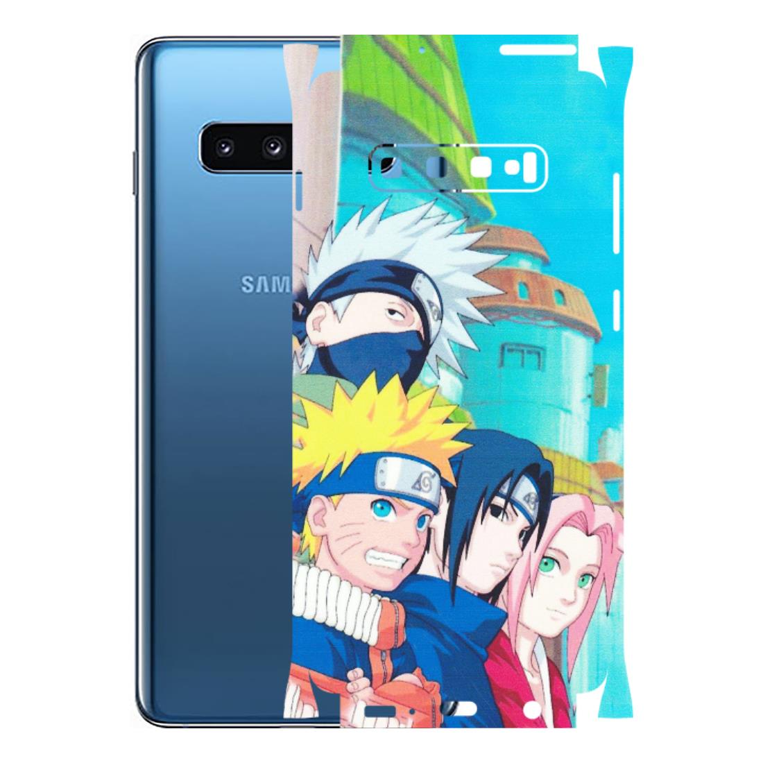 Samsung A/S Series Phone Skins (All Models) - Team Minato And Kakashi - Matte Finish (M-101) Samsung Galaxy S10 Plus