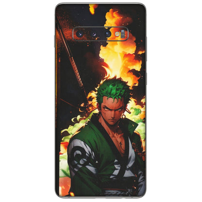 Samsung A/S Series Phone Skins (All Models) - Roronoa Zoro - Matte Finish (M-102) Samsung Galaxy S10 Plus