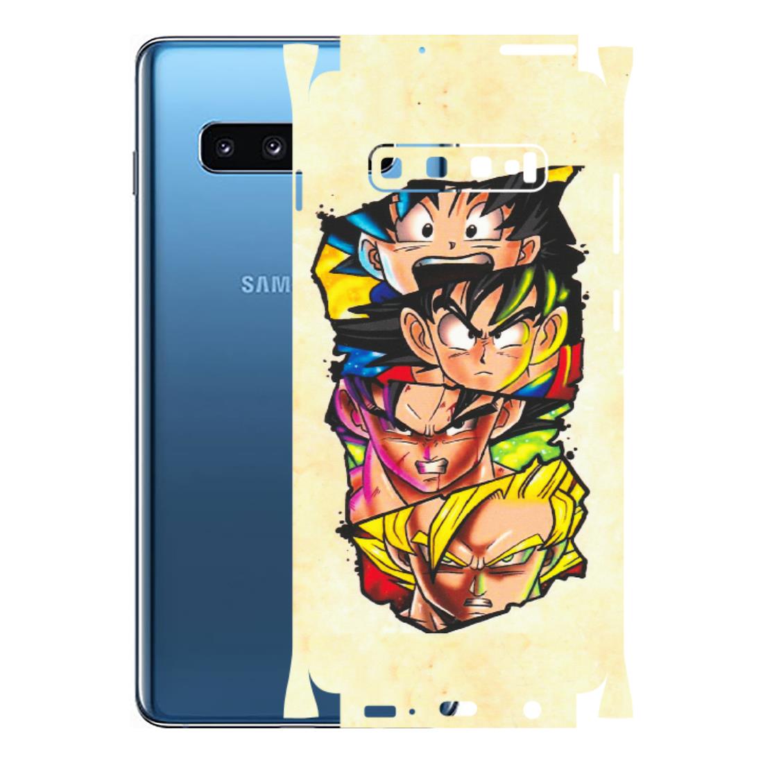 Samsung A/S Series Phone Skins (All Models) - Angry Multi Anime - Matte Finish (M-113) Samsung Galaxy S10 Plus