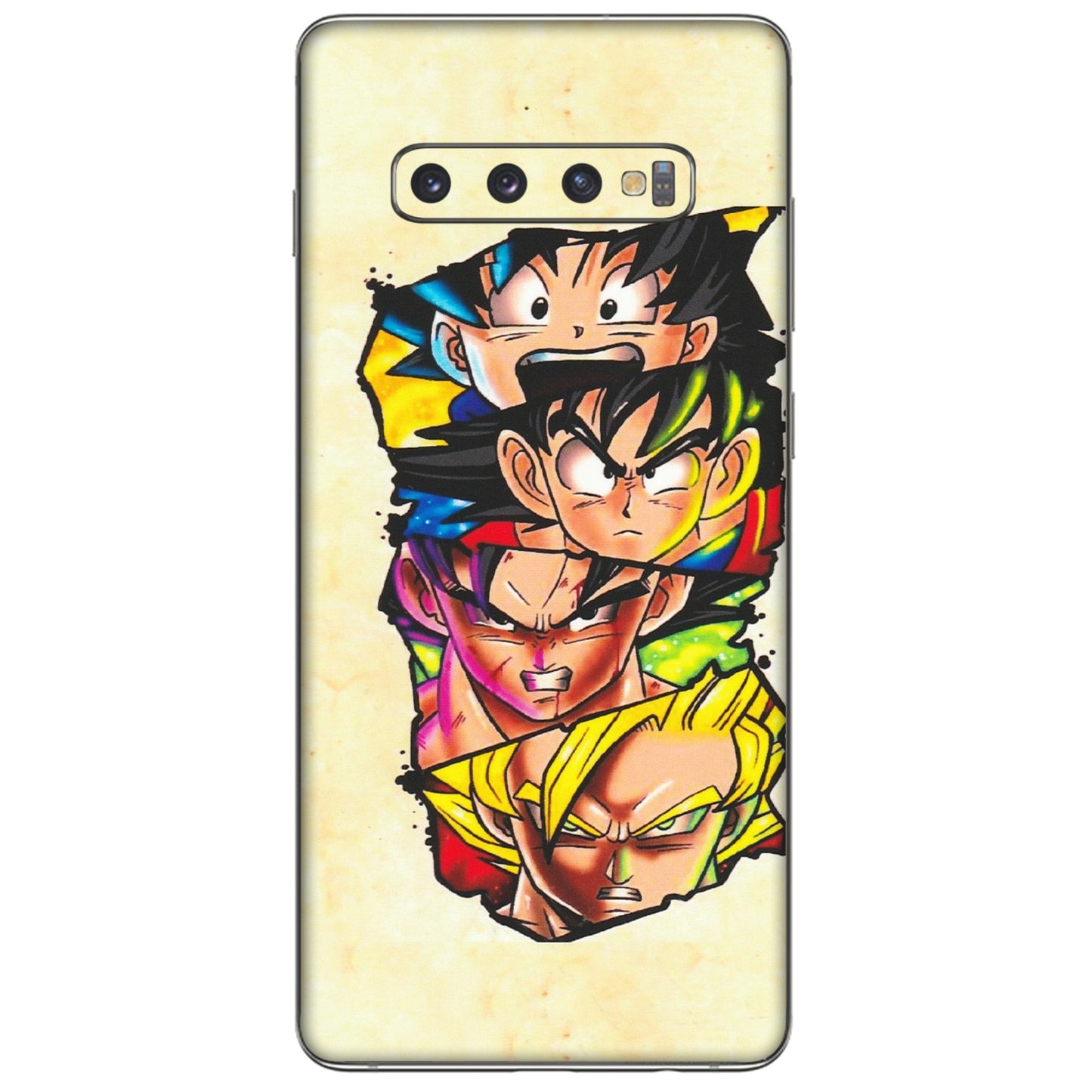 Samsung A/S Series Phone Skins (All Models) - Angry Multi Anime - Matte Finish (M-113) Samsung Galaxy S10 Plus