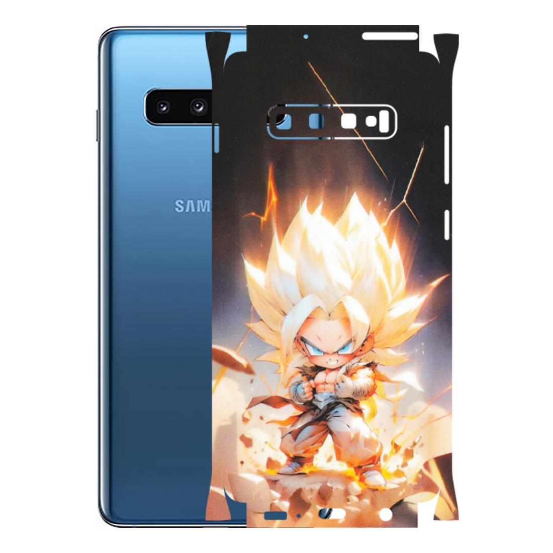 Samsung A/S Series Phone Skins (All Models) - Goku Dragon Cute Anime - Matte Finish (M-131) Samsung Galaxy S10 Plus