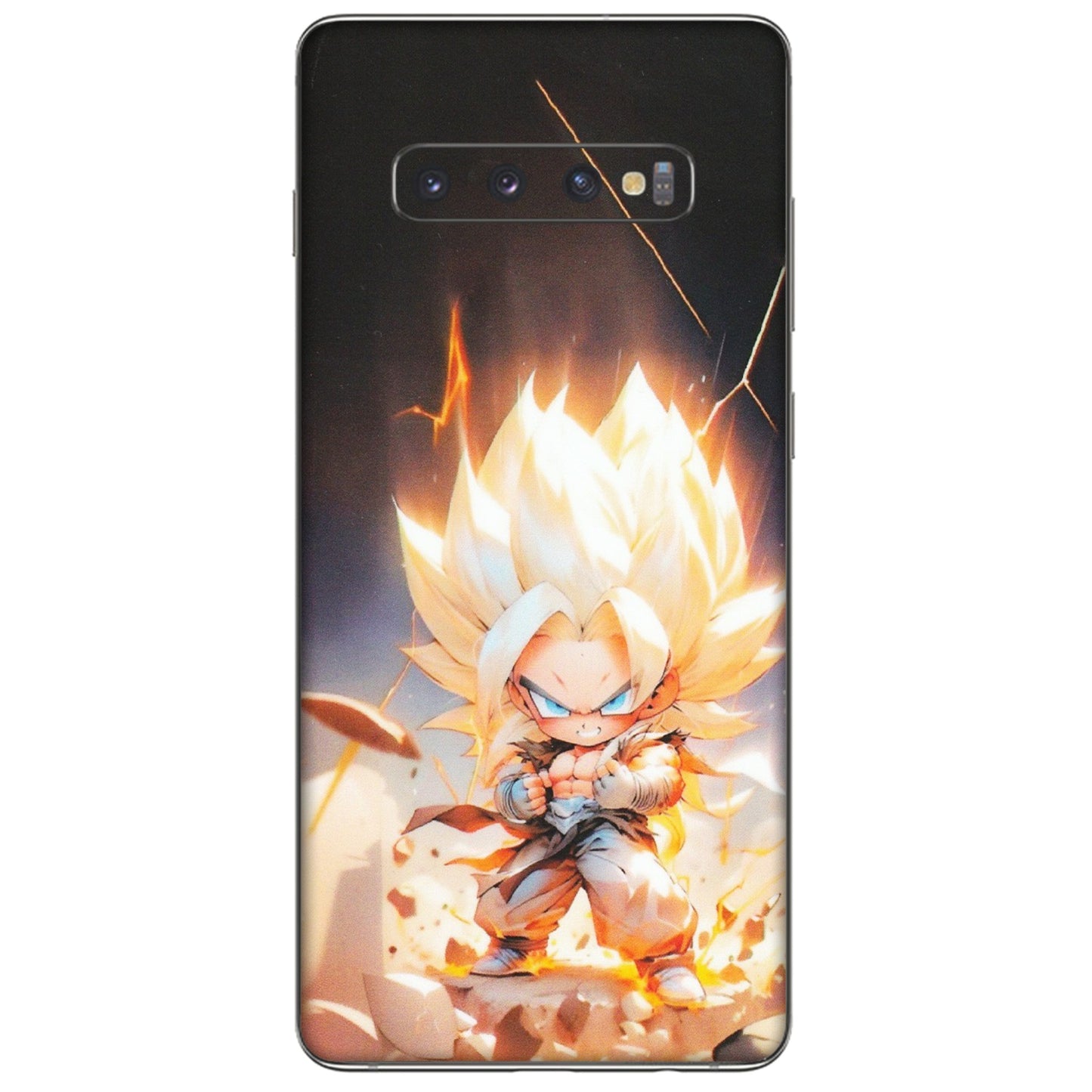 Samsung A/S Series Phone Skins (All Models) - Goku Dragon Cute Anime - Matte Finish (M-131) Samsung Galaxy S10 Plus