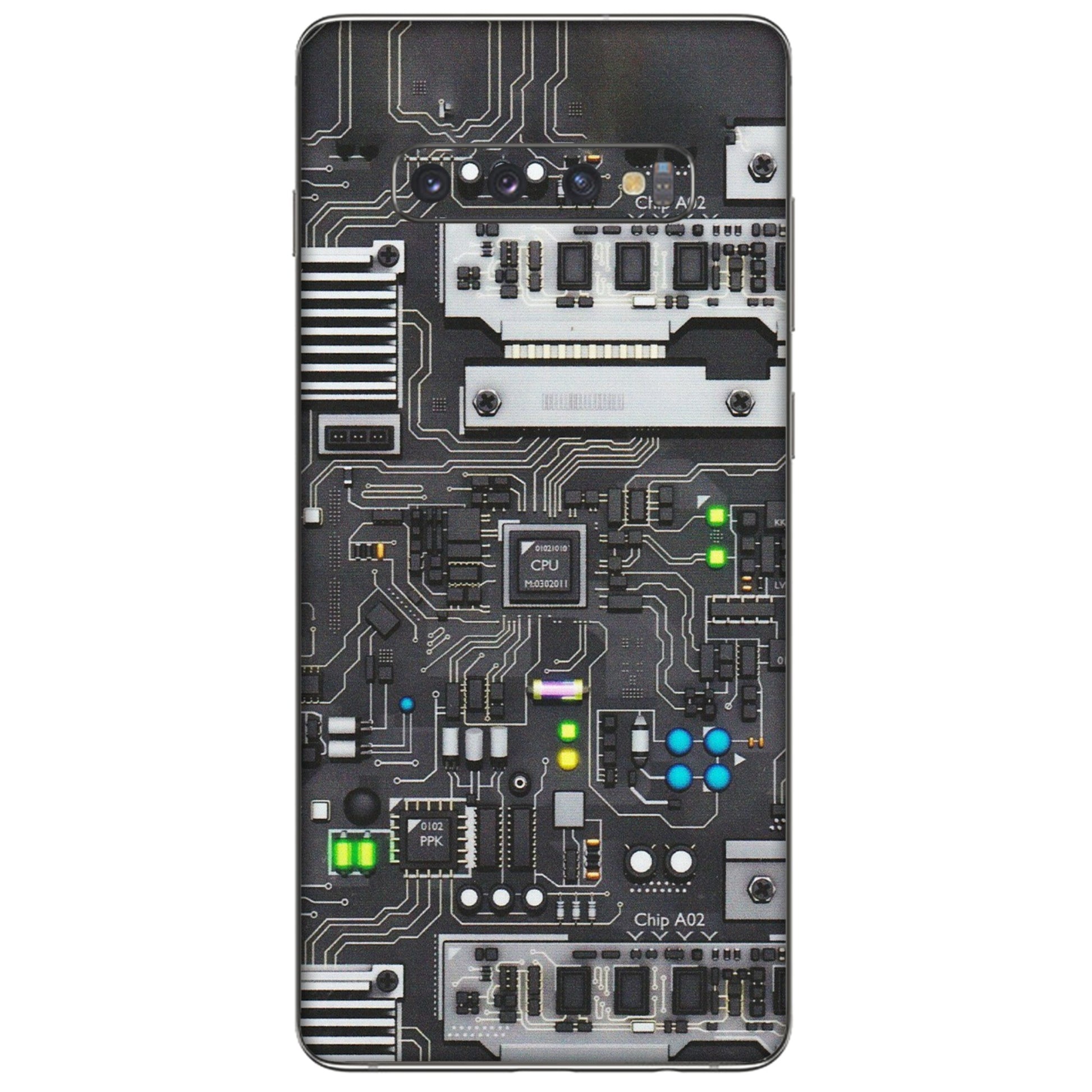 Samsung A/S Series Phone Skins (All Models) - Motherboard Internals - Matte Finish (M-135) Samsung Galaxy S10 Plus