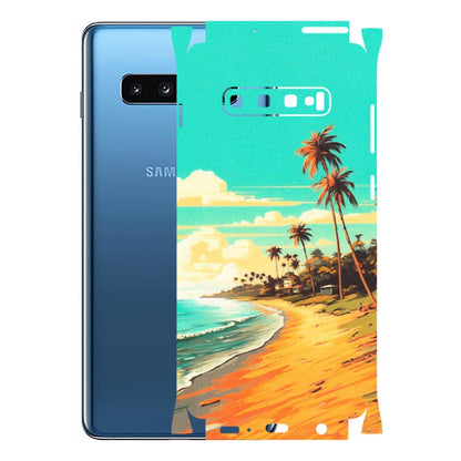 Samsung A/S Series Phone Skins (All Models) - Miami Beach - Matte Finish (M-136) Samsung Galaxy S10 Plus