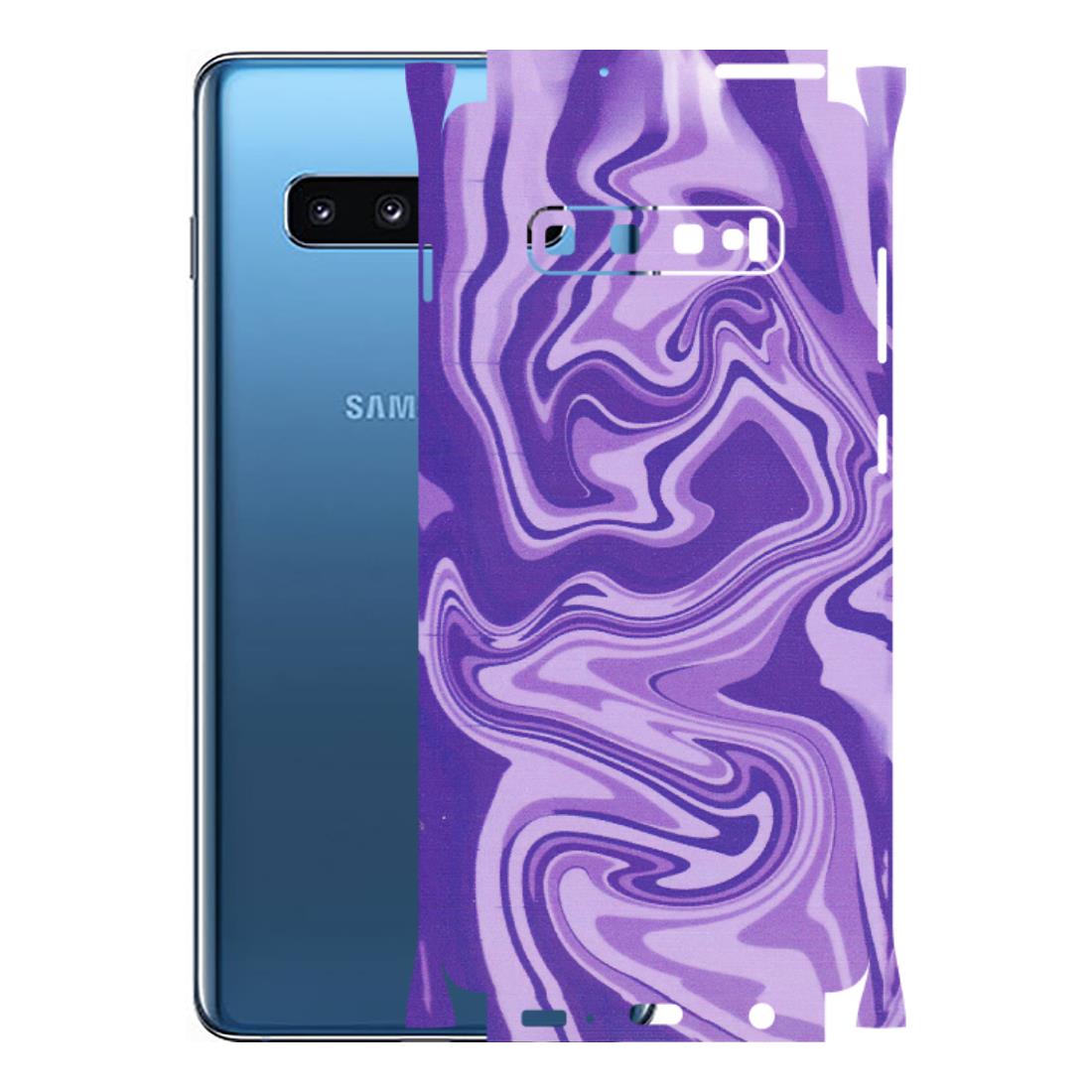 Samsung A/S Series Phone Skins (All Models) - Hazy Purple Nights - Matte Finish (M-14) Samsung Galaxy S10 Plus