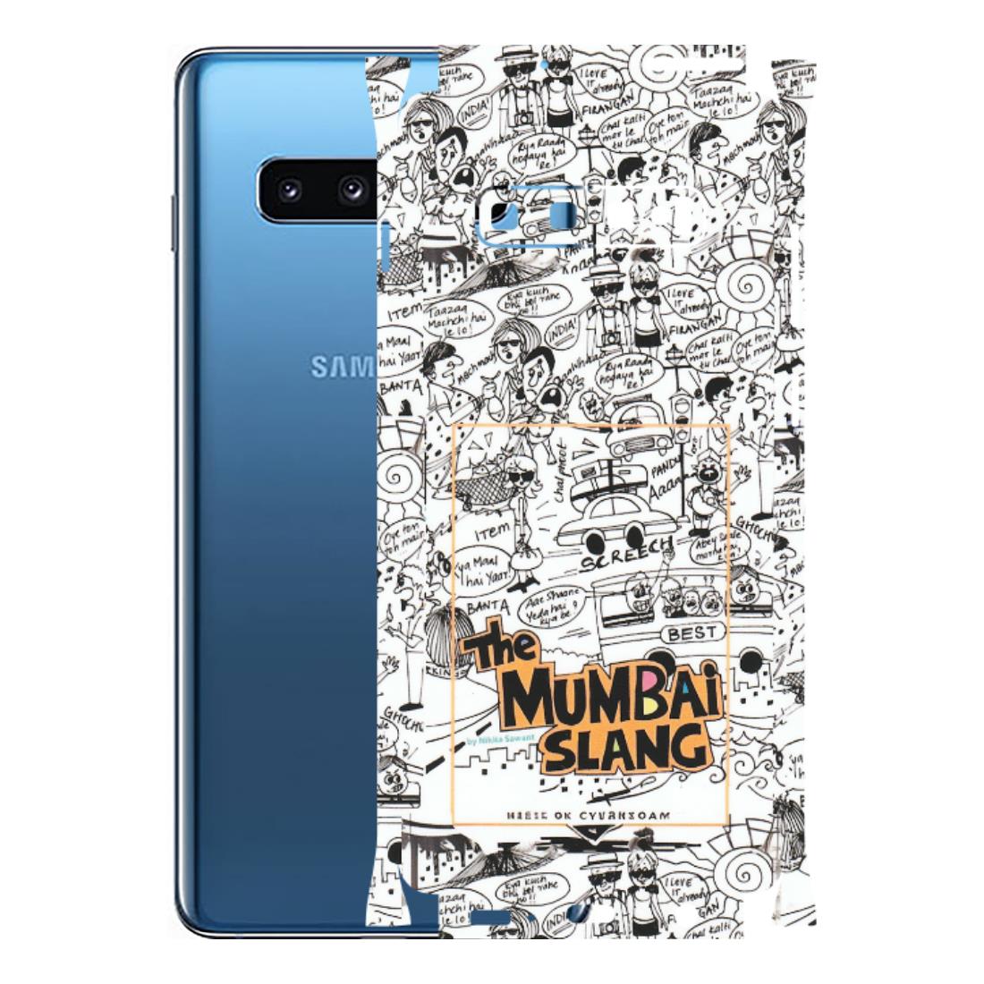 Samsung A/S Series Phone Skins (All Models) - The Mumbai Slang - Matte Finish (M-142) Samsung Galaxy S10 Plus