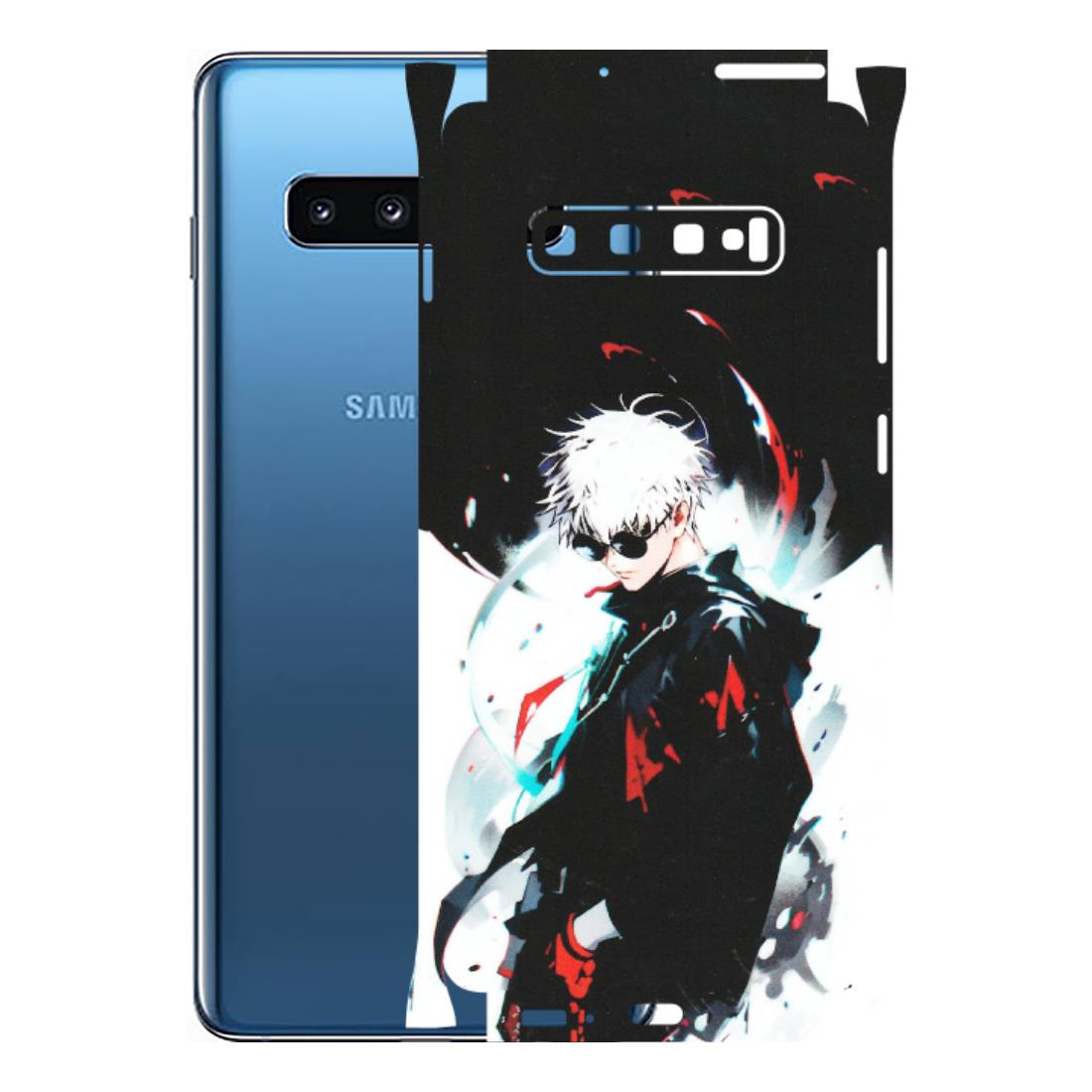 Samsung A/S Series Phone Skins (All Models) - Gojo Powerful Charater Kaisen Anime - Matte Finish (M-144) Samsung Galaxy S10 Plus