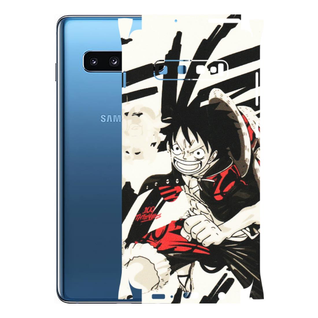 Samsung A/S Series Phone Skins (All Models) - Monkey D.Luffy Manga Anime - Matte Finish (M-145) Samsung Galaxy S10 Plus