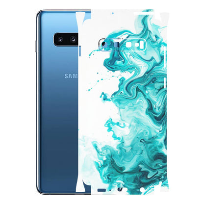 Samsung A/S Series Phone Skins (All Models) - Sky Blue Abstract Colour - Matte Finish (M-146) Samsung Galaxy S10 Plus
