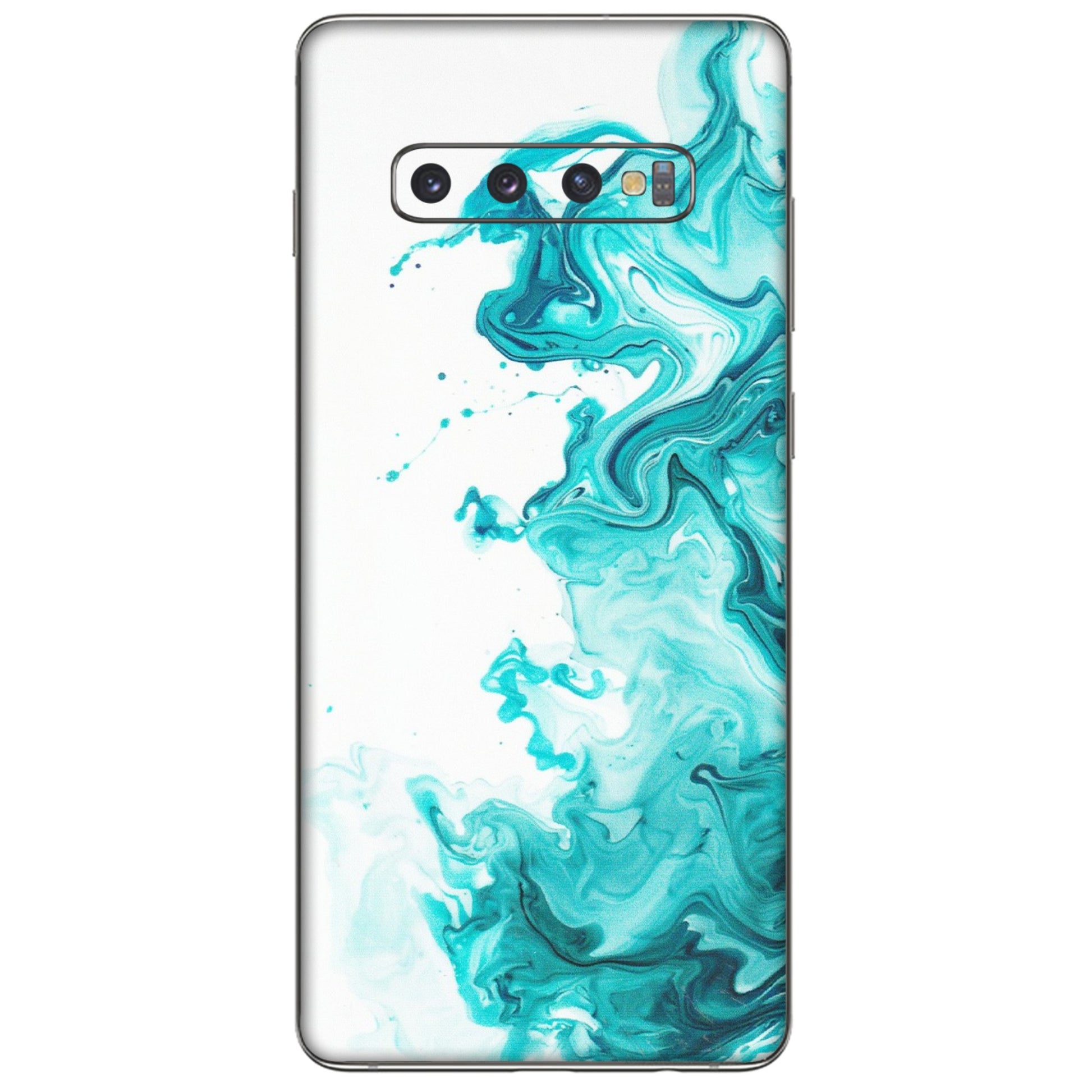Samsung A/S Series Phone Skins (All Models) - Sky Blue Abstract Colour - Matte Finish (M-146) Samsung Galaxy S10 Plus
