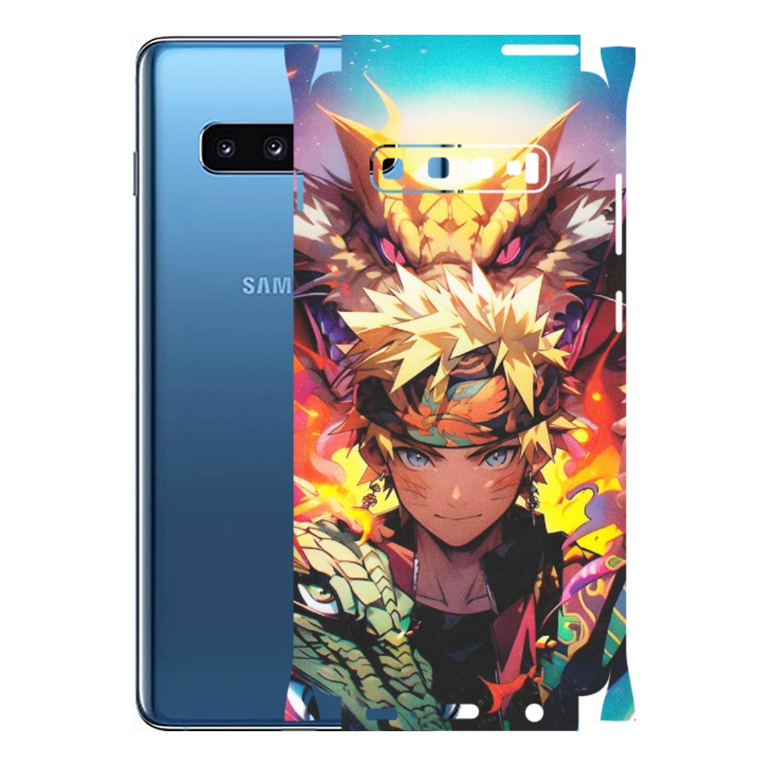 Samsung A/S Series Phone Skins (All Models) - Angry Naruto Anime - Matte Finish (M-148) Samsung Galaxy S10 Plus