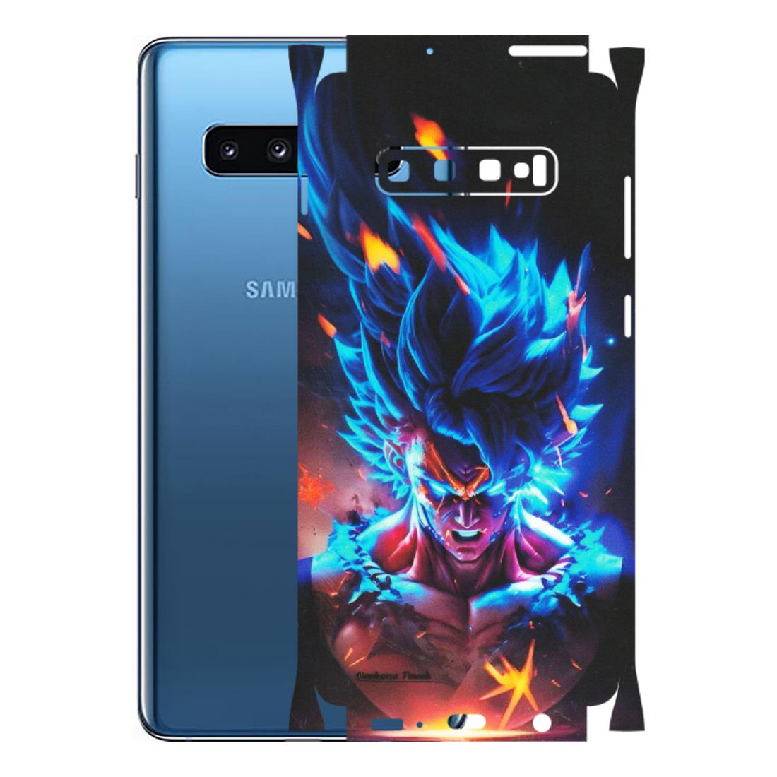 Samsung A/S Series Phone Skins (All Models) - Angry Goku Dragon Ball Anime - Matte Finish (M-150) Samsung Galaxy S10 Plus