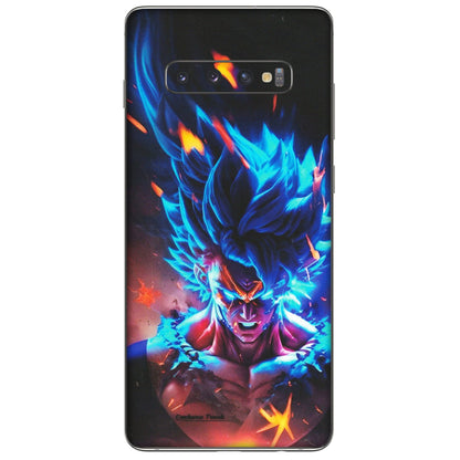 Samsung A/S Series Phone Skins (All Models) - Angry Goku Dragon Ball Anime - Matte Finish (M-150) Samsung Galaxy S10 Plus
