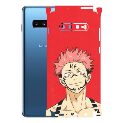 Samsung A/S Series Phone Skins (All Models) - Ryomen Sukuna Fun Anime - Matte Finish (M-153) Samsung Galaxy S10 Plus
