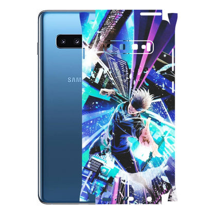 Samsung A/S Series Phone Skins (All Models) - Manga Action Jujustu Kaisen Anime - Matte Finish (M-155) Samsung Galaxy S10 Plus