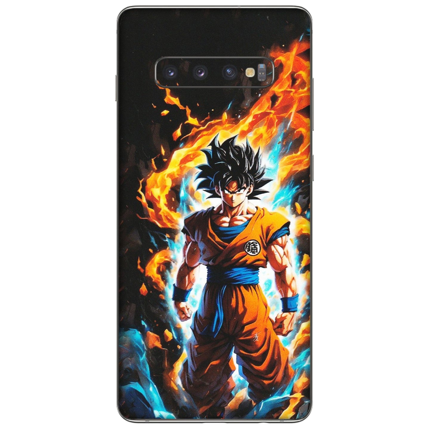 Samsung A/S Series Phone Skins (All Models) - Goku Transformation Anime - Matte Finish (M-159) Samsung Galaxy S10 Plus