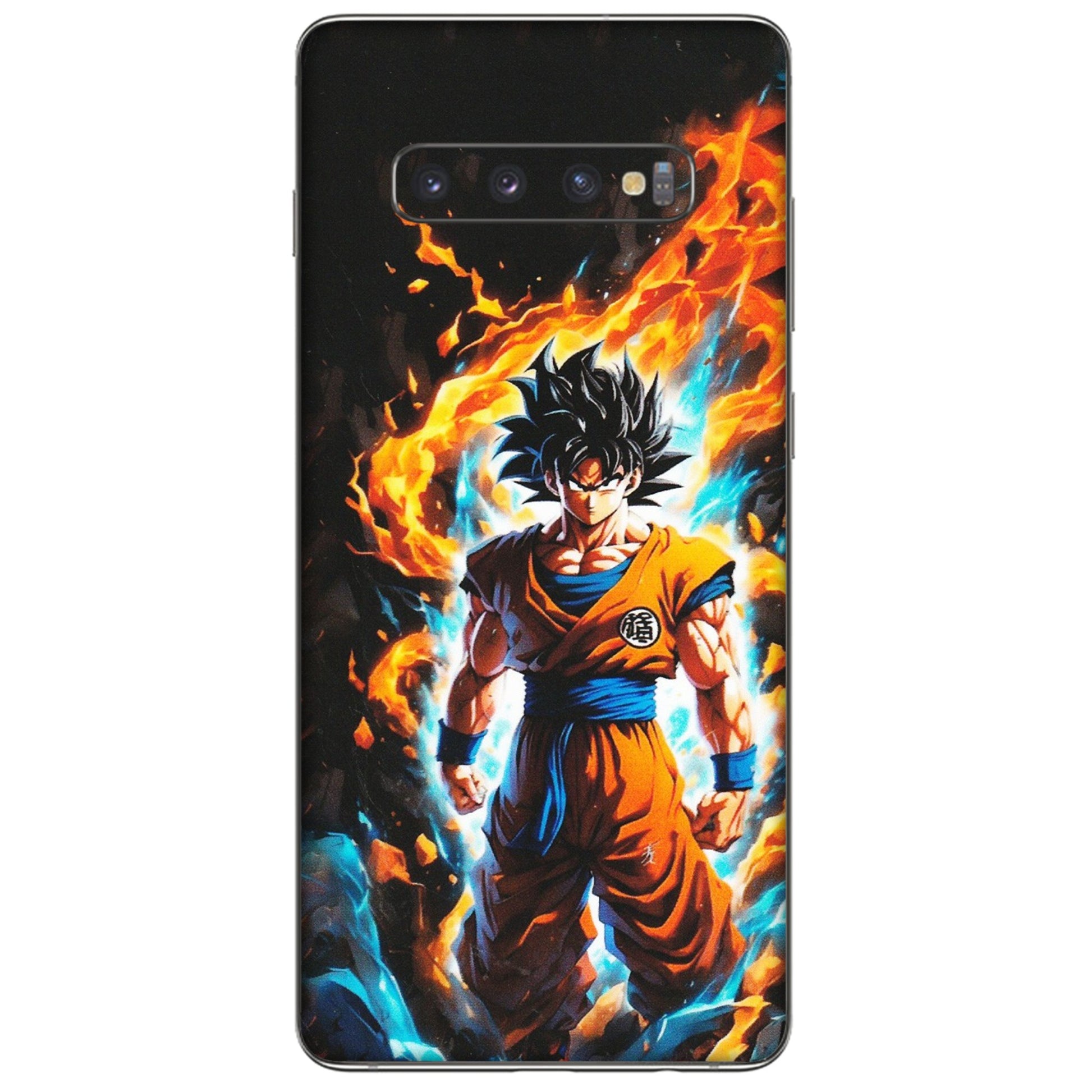 Samsung A/S Series Phone Skins (All Models) - Goku Transformation Anime - Matte Finish (M-159) Samsung Galaxy S10 Plus