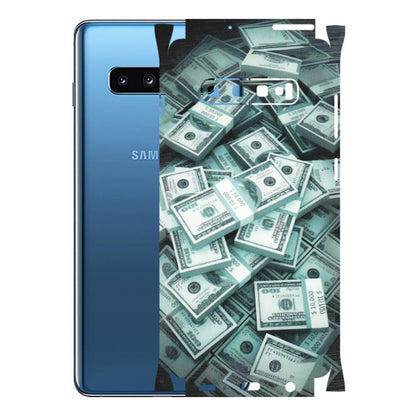 Samsung A/S Series Phone Skins (All Models) - Hundred Dollar Bill - Matte Finish (M-162) Samsung Galaxy S10 Plus