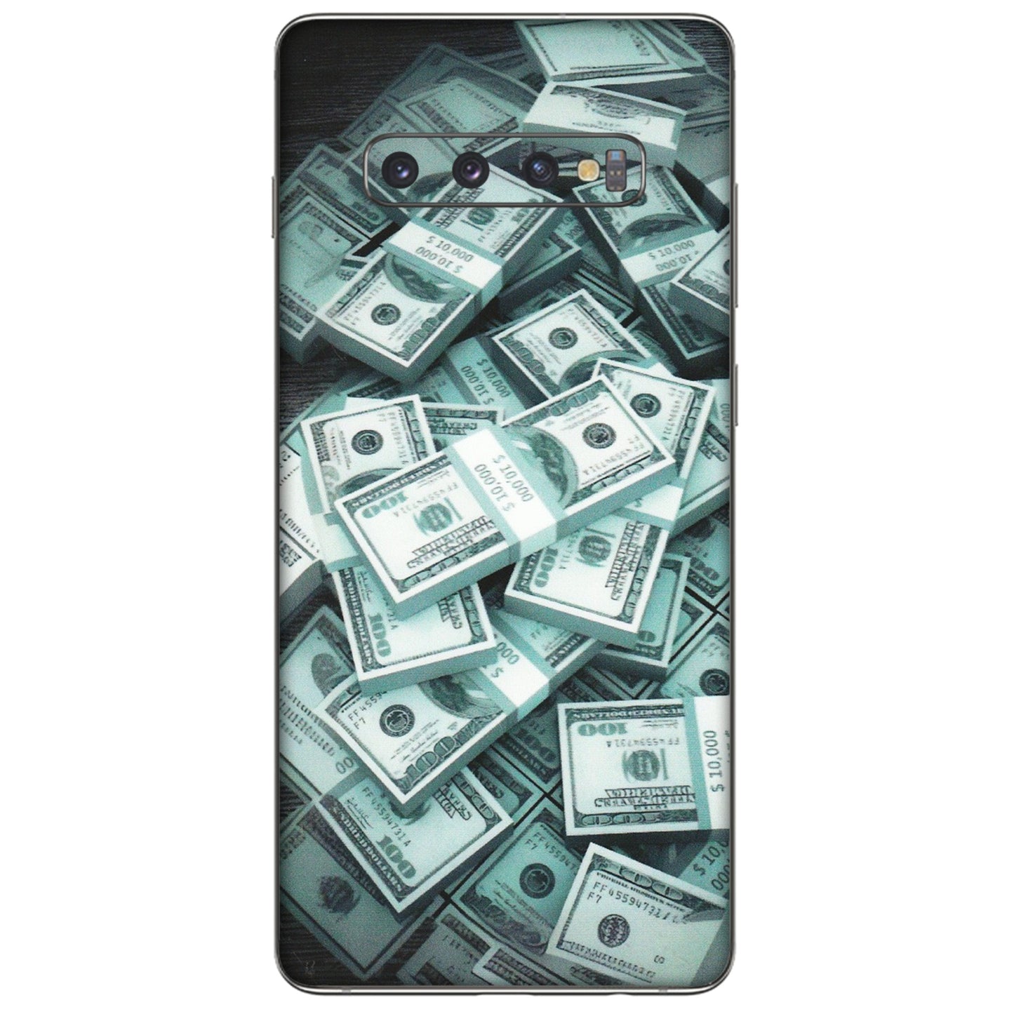 Samsung A/S Series Phone Skins (All Models) - Hundred Dollar Bill - Matte Finish (M-162) Samsung Galaxy S10 Plus