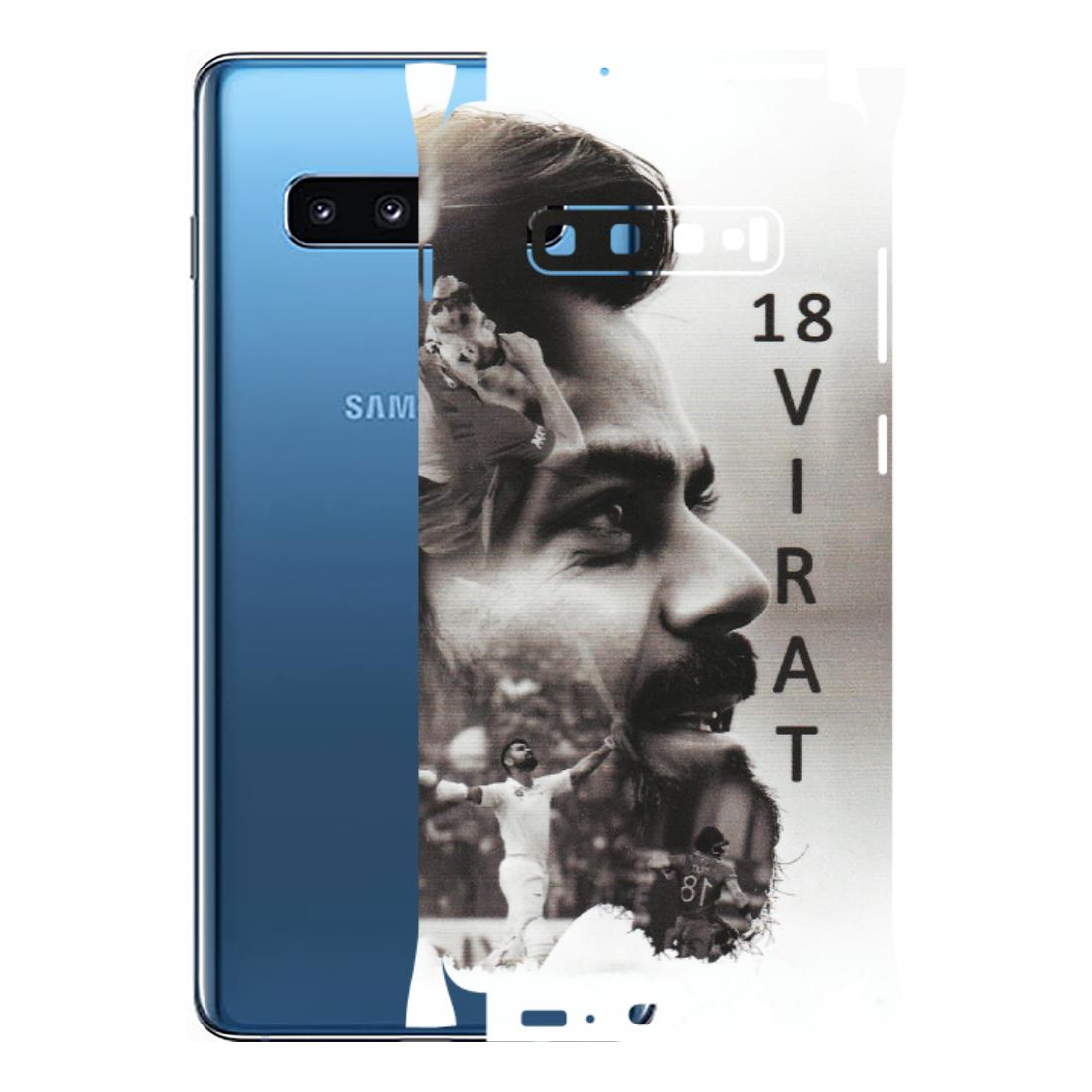 Samsung A/S Series Phone Skins (All Models) - Virat Kohli Cricketer - Matte Finish (M-163) Samsung Galaxy S10 Plus