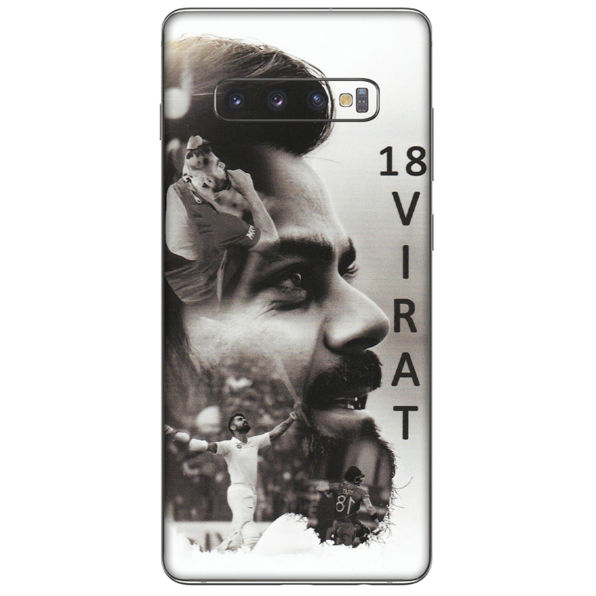 Samsung A/S Series Phone Skins (All Models) - Virat Kohli Cricketer - Matte Finish (M-163) Samsung Galaxy S10 Plus