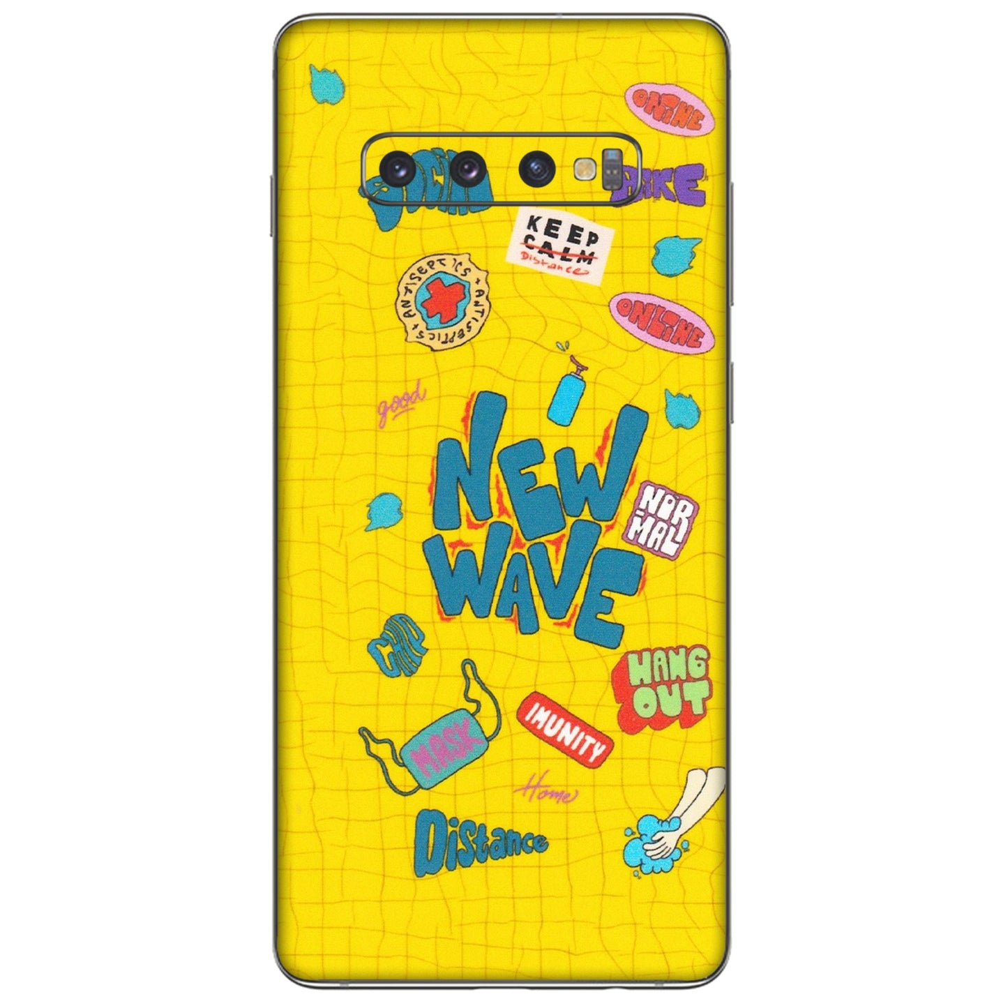 Samsung A/S Series Phone Skins (All Models) - New Wave Life - Matte Finish (M-17) Samsung Galaxy S10 Plus