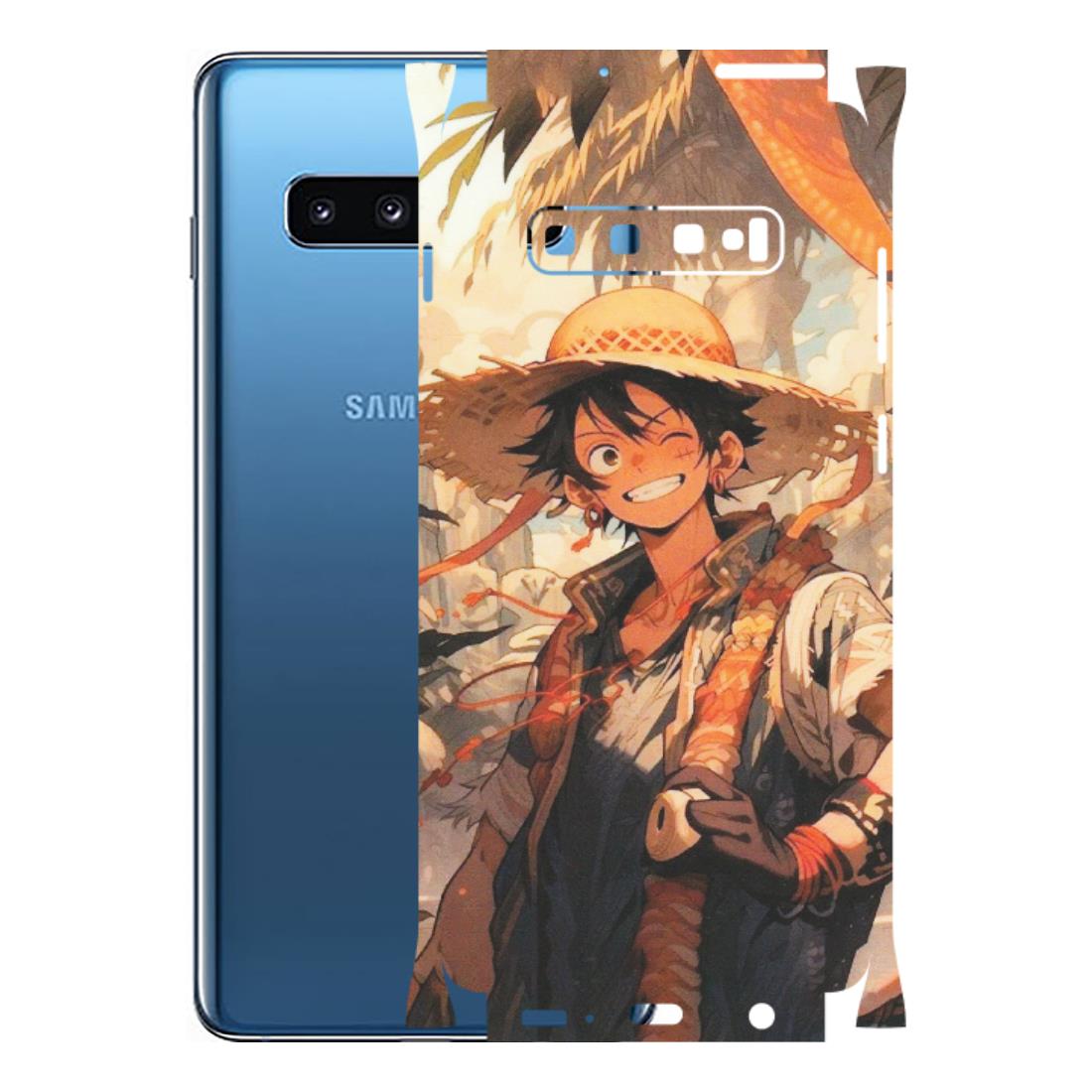 Samsung A/S Series Phone Skins (All Models) - Anime Character Smile - Matte Finish (M-33) Samsung Galaxy S10 Plus