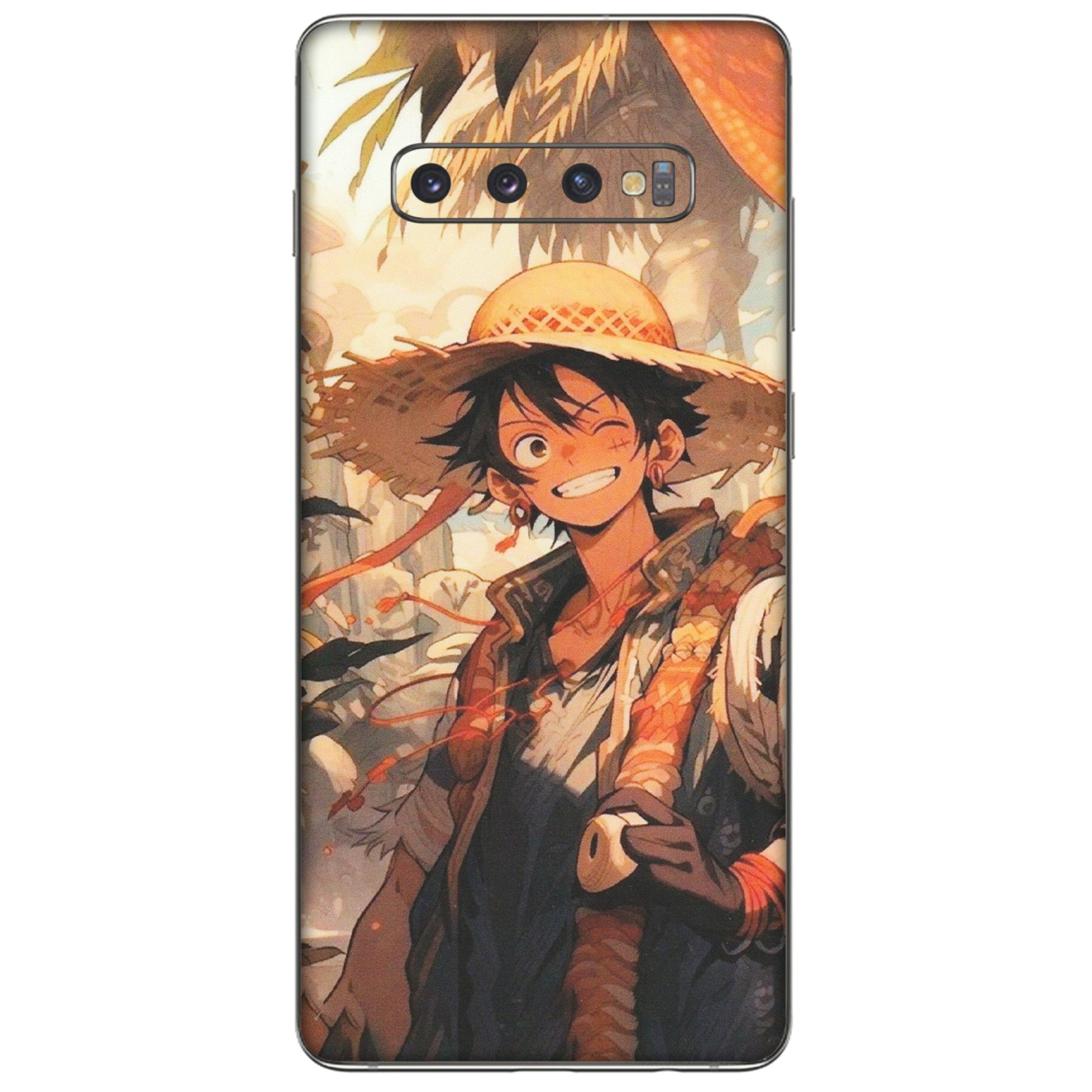 Samsung A/S Series Phone Skins (All Models) - Anime Character Smile - Matte Finish (M-33) Samsung Galaxy S10 Plus