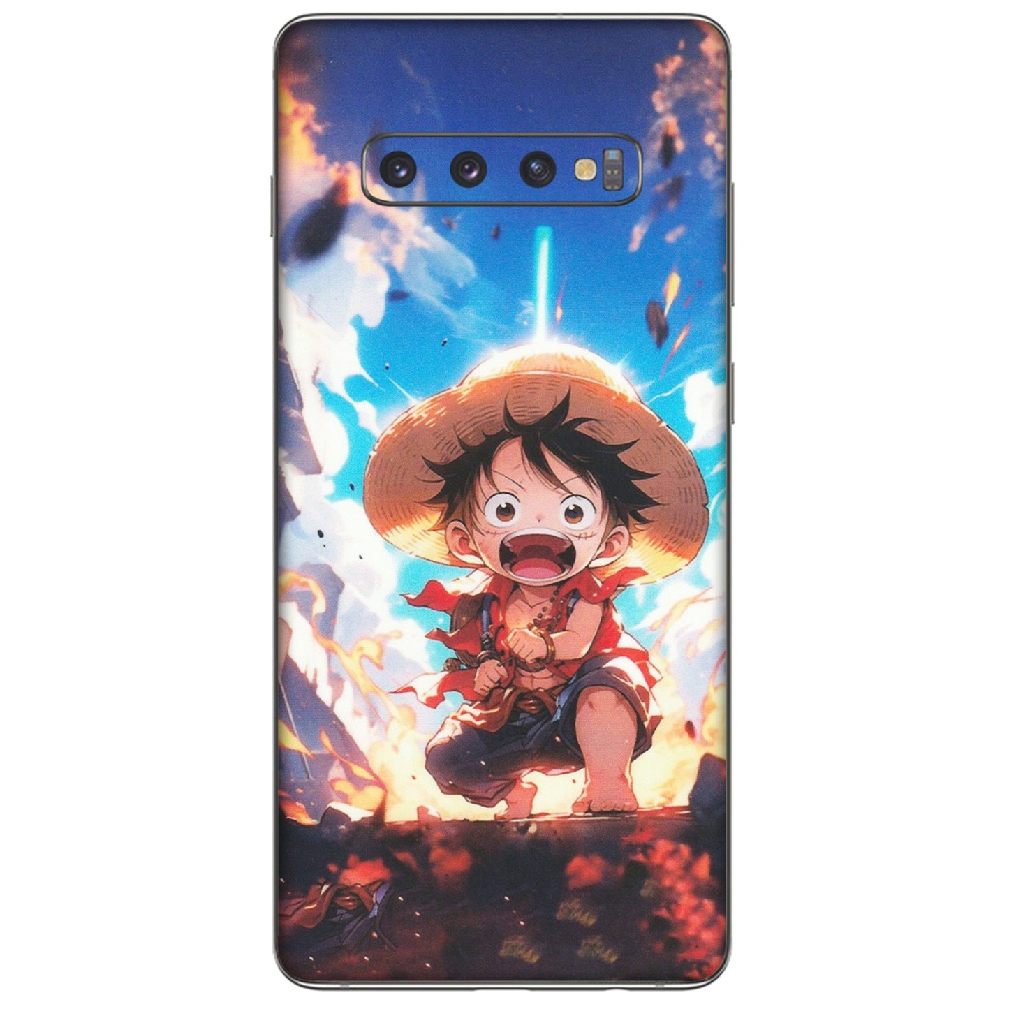 Samsung A/S Series Phone Skins (All Models) - Toon One Piece Cute Character - Matte Finish (M-35) Samsung Galaxy S10 Plus