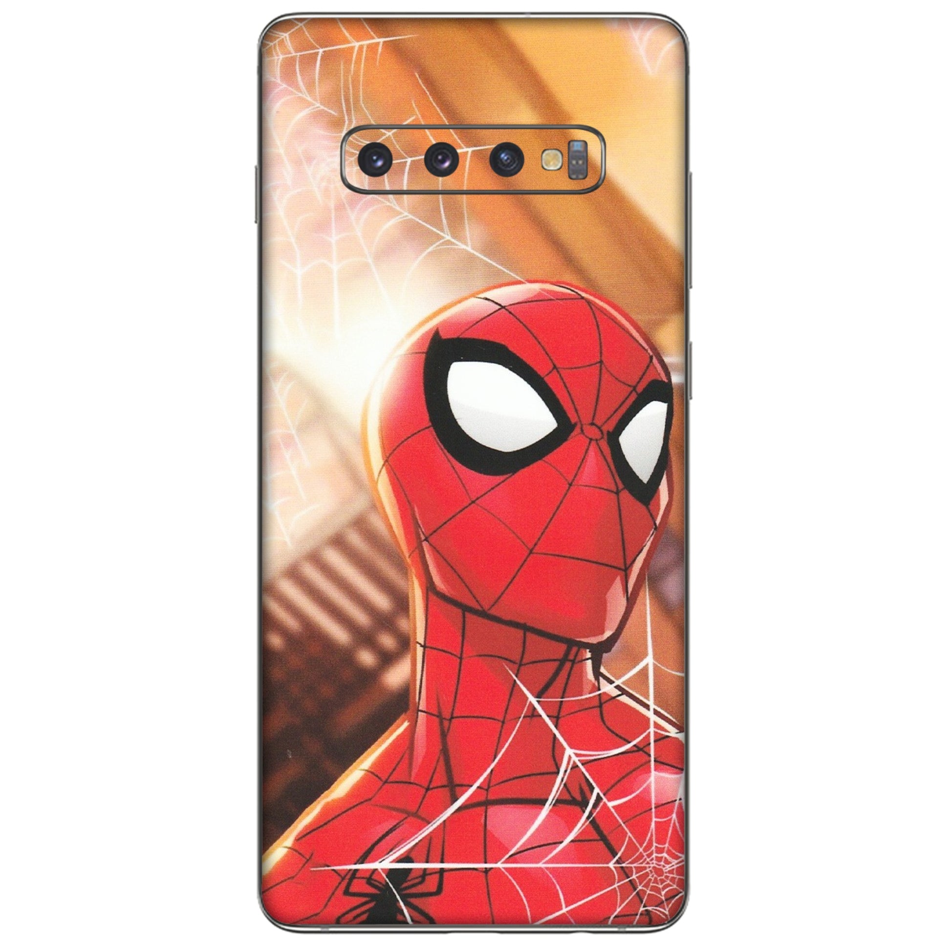 Samsung A/S Series Phone Skins (All Models) - Spiderman Face New - Matte Finish (M-41) Samsung Galaxy S10 Plus