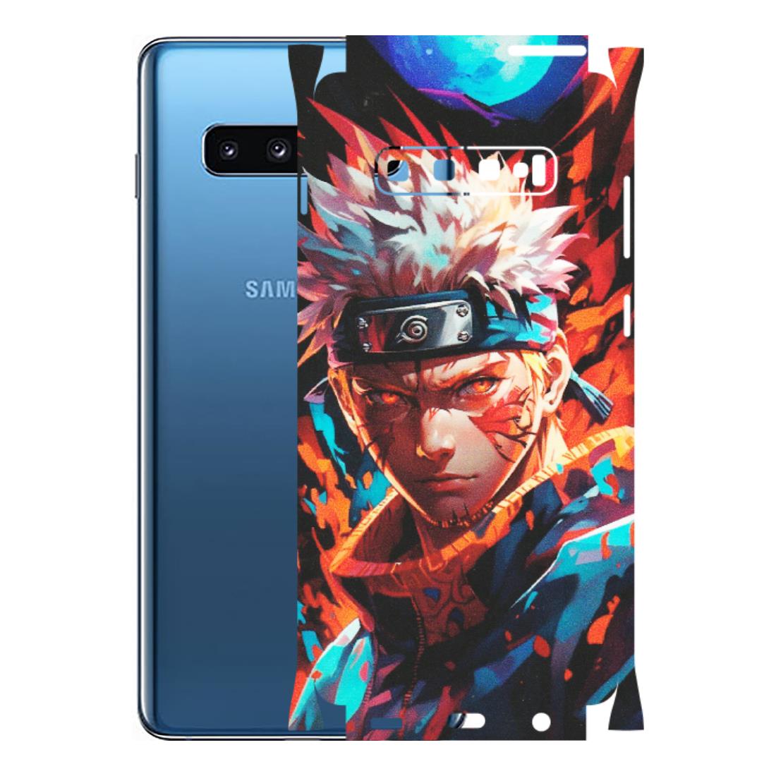 Samsung A/S Series Phone Skins (All Models) - Anime Ferocious Character - Matte Finish (M-44) Samsung Galaxy S10 Plus