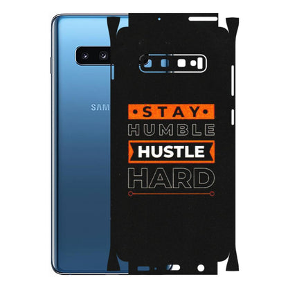 Samsung A/S Series Phone Skins (All Models) - Stay Humble Stay Hard - Matte Finish (M-48) Samsung Galaxy S10 Plus