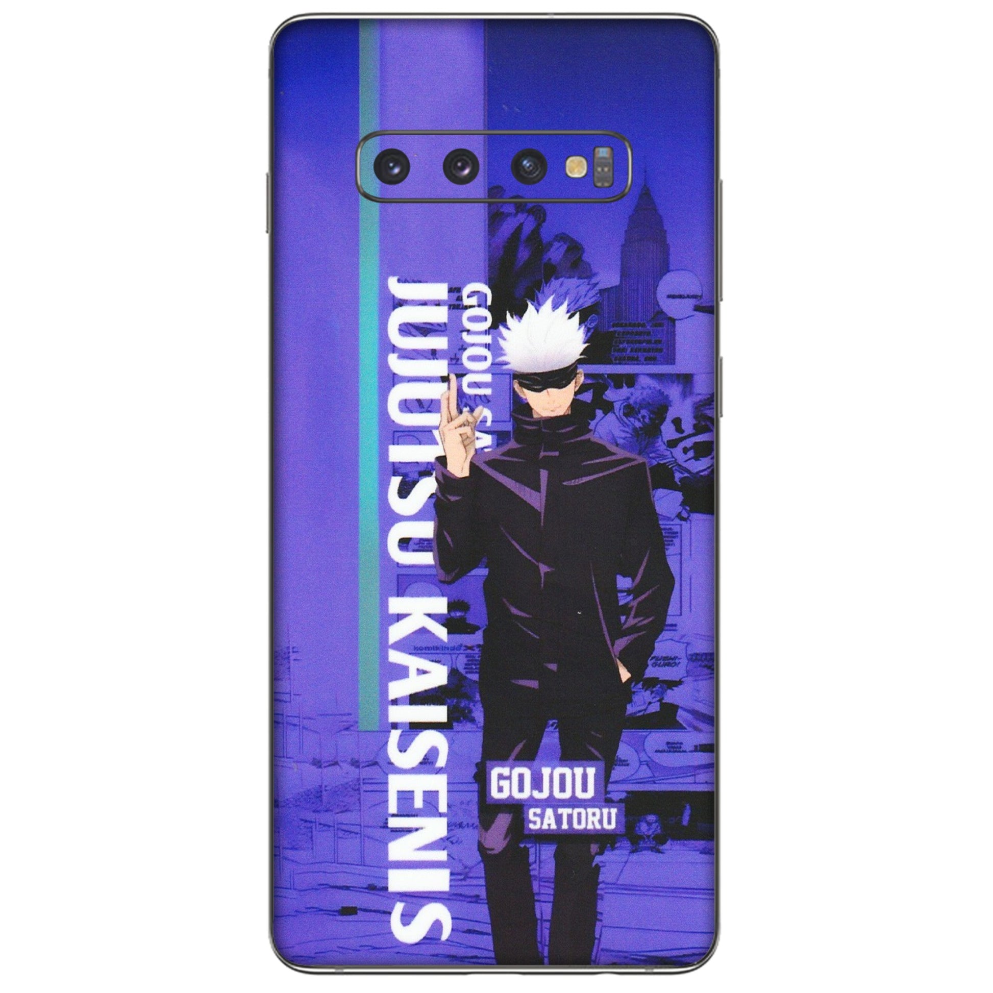 Samsung A/S Series Phone Skins (All Models) - Jujutsu Kaisen Gojo - Matte Finish (M-05) Samsung Galaxy S10 Plus