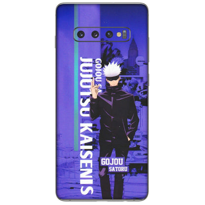 Samsung A/S Series Phone Skins (All Models) - Jujutsu Kaisen Gojo - Matte Finish (M-05) Samsung Galaxy S10 Plus