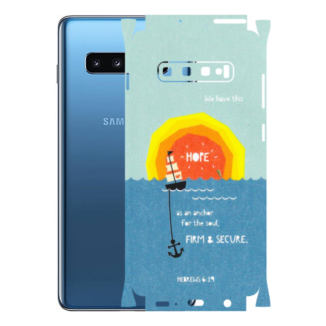 Samsung A/S Series Phone Skins (All Models) - A Beautiful Sunset of Hope - Matte Finish (M-75) Samsung Galaxy S10 Plus