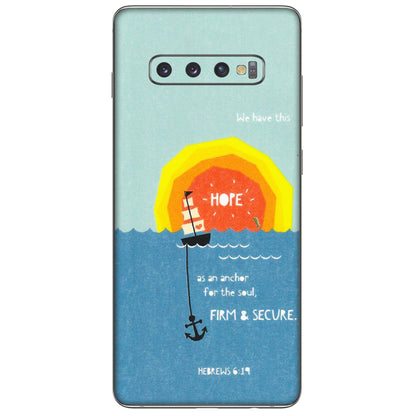 Samsung A/S Series Phone Skins (All Models) - A Beautiful Sunset of Hope - Matte Finish (M-75) Samsung Galaxy S10 Plus