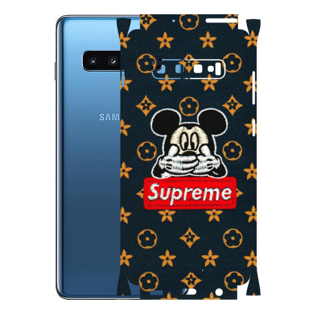 Samsung A/S Series Phone Skins (All Models) - Mickey Supreme - Matte Finish (M-83) Samsung Galaxy S10 Plus
