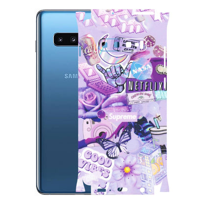 Samsung A/S Series Phone Skins (All Models) - Supreme Purple Magic - Matte Finish (M-88) Samsung Galaxy S10 Plus