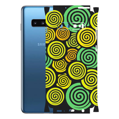 Samsung A/S Series Phone Skins (All Models) - Crazy Spiral - Matte Finish (M-91) Samsung Galaxy S10 Plus