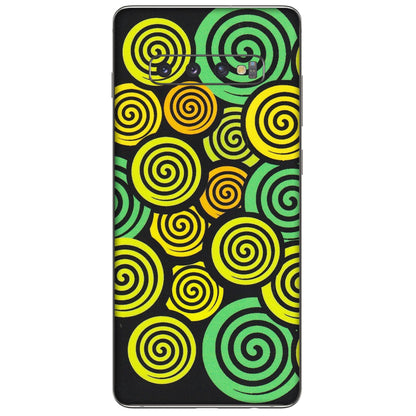 Samsung A/S Series Phone Skins (All Models) - Crazy Spiral - Matte Finish (M-91) Samsung Galaxy S10 Plus