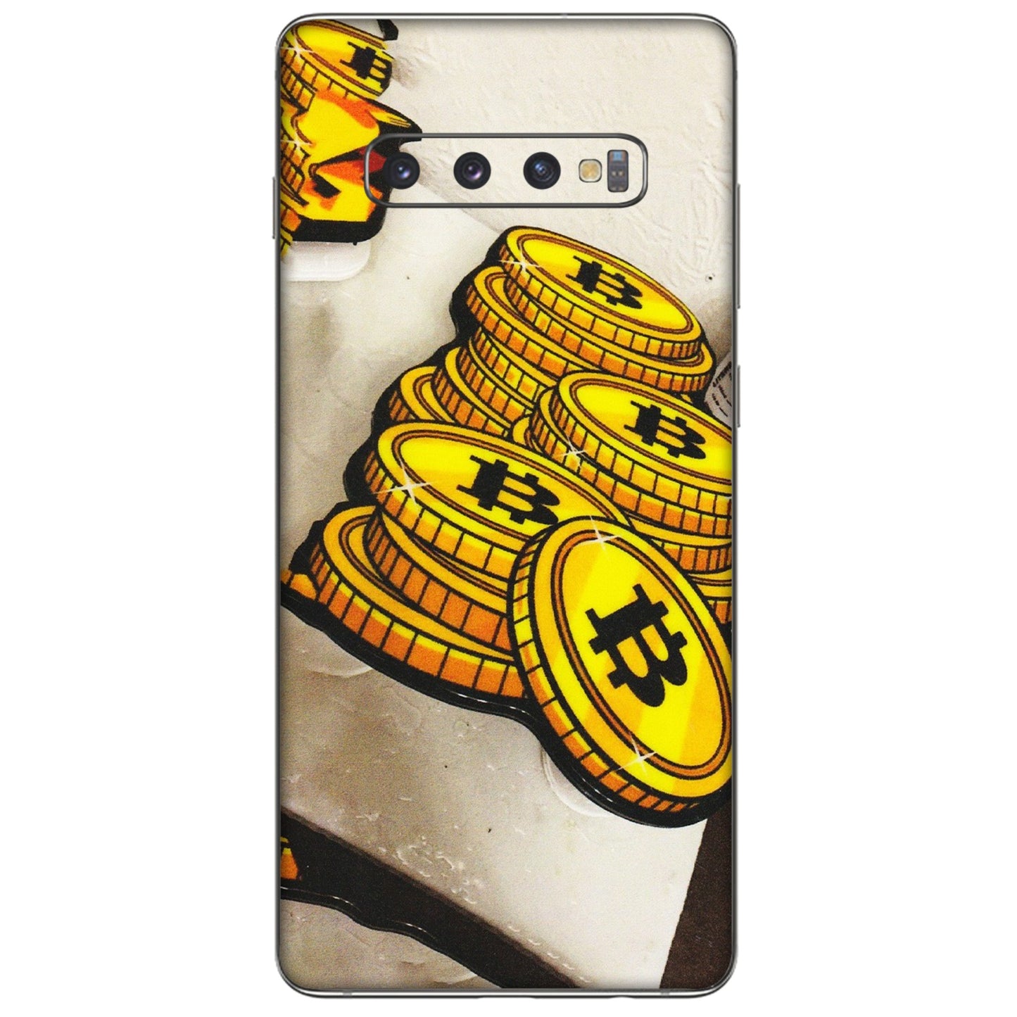Samsung A/S Series Phone Skins (All Models) - Billionaire Bitcoin Collection - Matte Finish (M-92) Samsung Galaxy S10 Plus