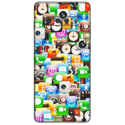 Samsung A/S Series Phone Skins (All Models) - All Apple Icons - Matte Finish (M-93) Samsung Galaxy S10 Plus