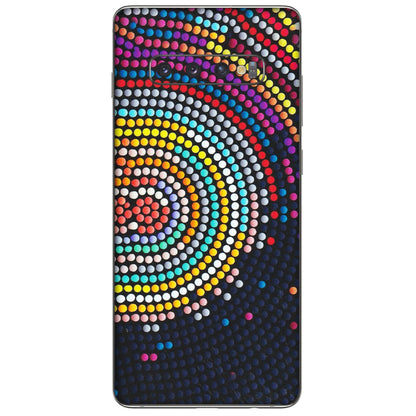 Samsung A/S Series Phone Skins (All Models) - Rainbow Dot Mandala - Matte Finish (M-97) Samsung Galaxy S10 Plus