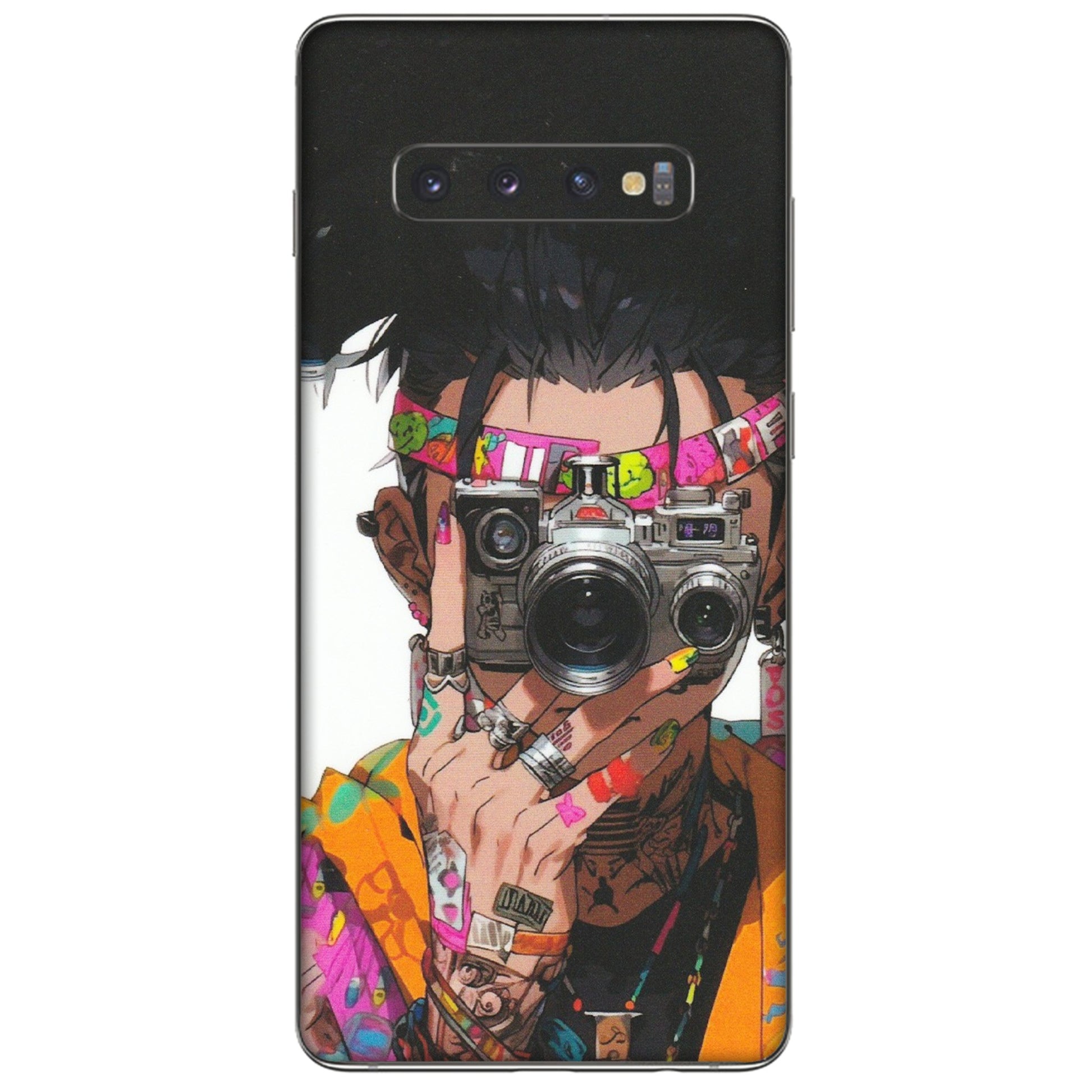 Samsung A/S Series Phone Skins (All Models) - Camera Lover Girl - Matte Finish (M-09) Samsung Galaxy S10 Plus