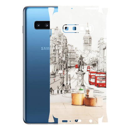 Samsung A/S Series Phone Skins (All Models) - London Street - Transparent Finish (T-02) Samsung Galaxy S10 Plus