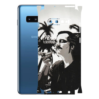 Samsung A/S Series Phone Skins (All Models) - Pab Escobar - Transparent Finish (T-05) Samsung Galaxy S10 Plus