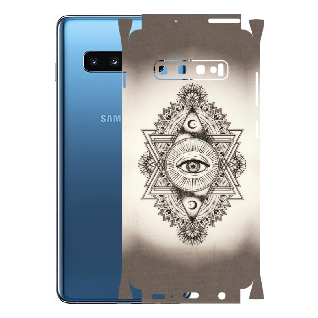 Samsung A/S Series Phone Skins (All Models) - Illuminati Great Eye - Transparent Finish (T-14) Samsung Galaxy S10 Plus