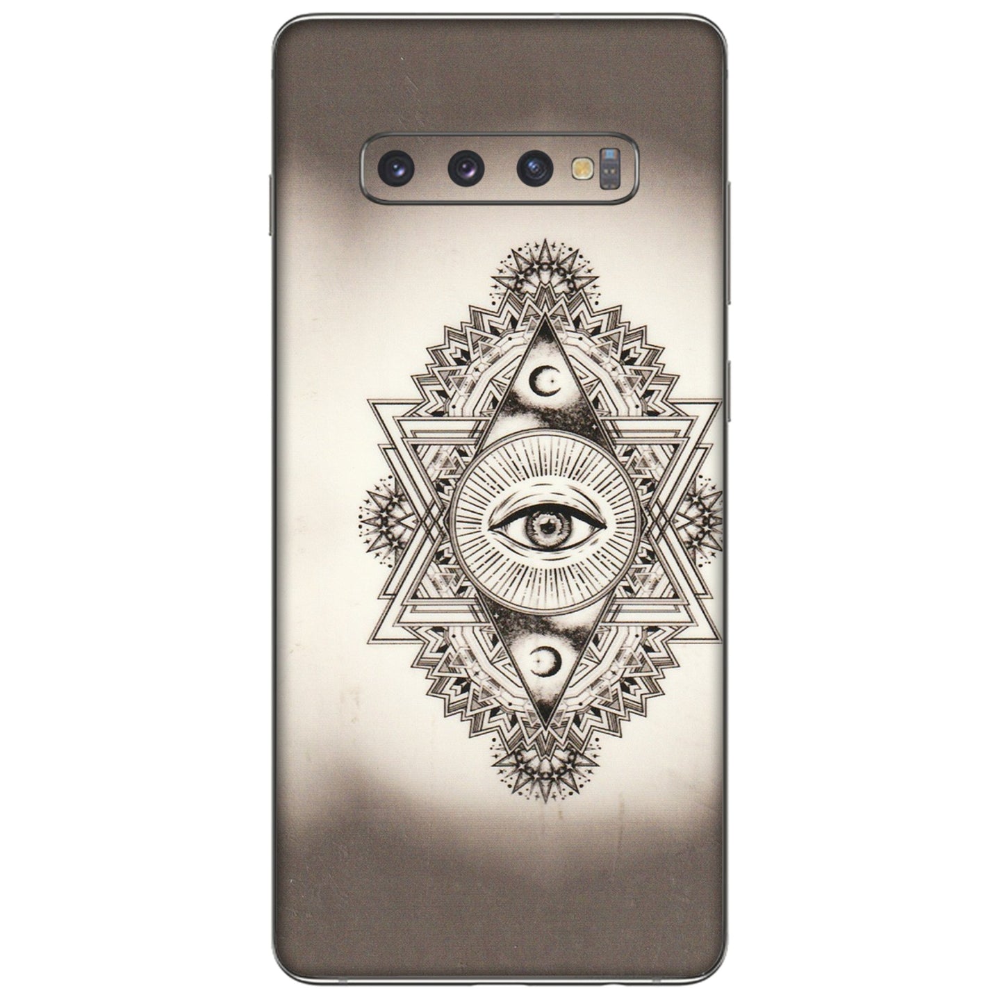 Samsung A/S Series Phone Skins (All Models) - Illuminati Great Eye - Transparent Finish (T-14) Samsung Galaxy S10 Plus